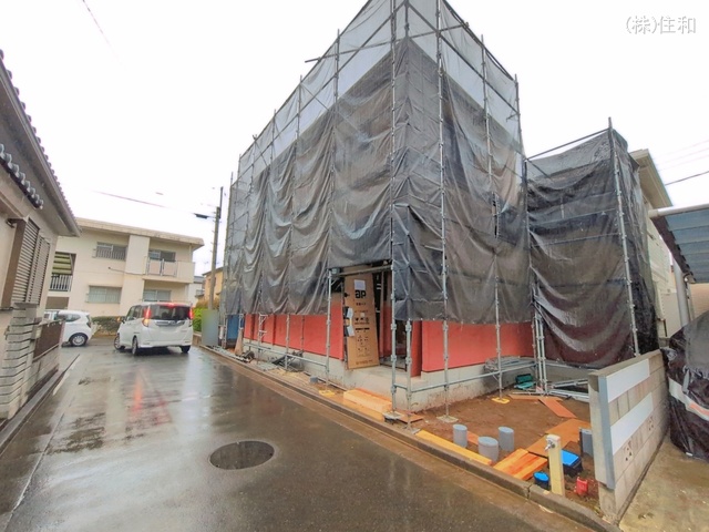 埼玉県ふじみ野市福岡中央２丁目の新築戸建て上棟写真 2026年3月24日撮影