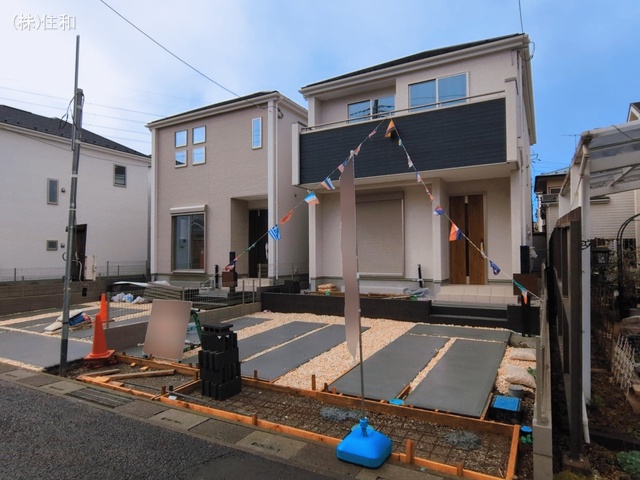 埼玉県富士見市水谷東１丁目の新築戸建て外構写真 2026年3月3日撮影