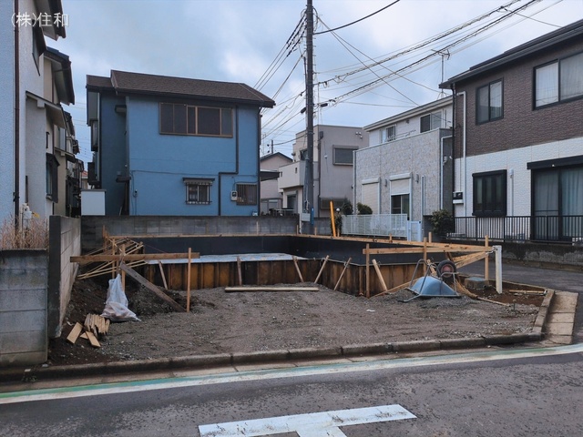埼玉県ふじみ野市桜ケ丘3丁目の新築戸建て基礎写真 2026年3月9日撮影