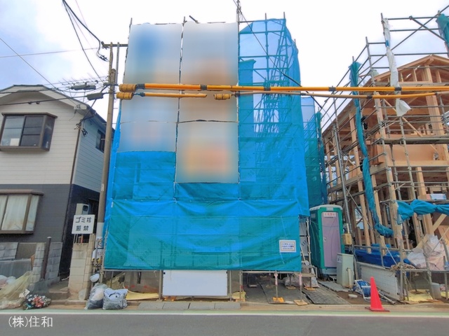 埼玉県ふじみ野市上福岡4丁目の新築戸建てシート写真 2026年3月30日撮影