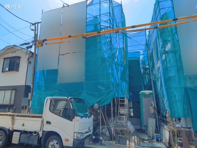 埼玉県ふじみ野市上福岡４丁目の新築戸建てシート写真 2026年4月19日撮影