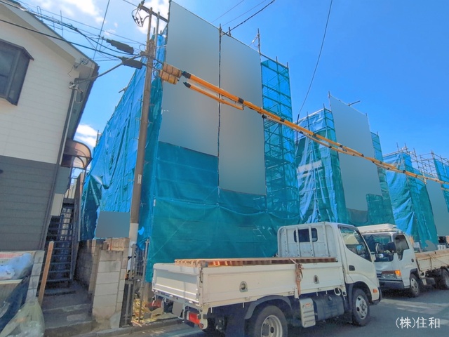 埼玉県ふじみ野市上福岡４丁目の新築戸建てシート写真 2026年4月19日撮影