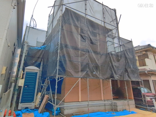 埼玉県ふじみ野市駒西１丁目の新築戸建て上棟写真 2026年3月30日撮影