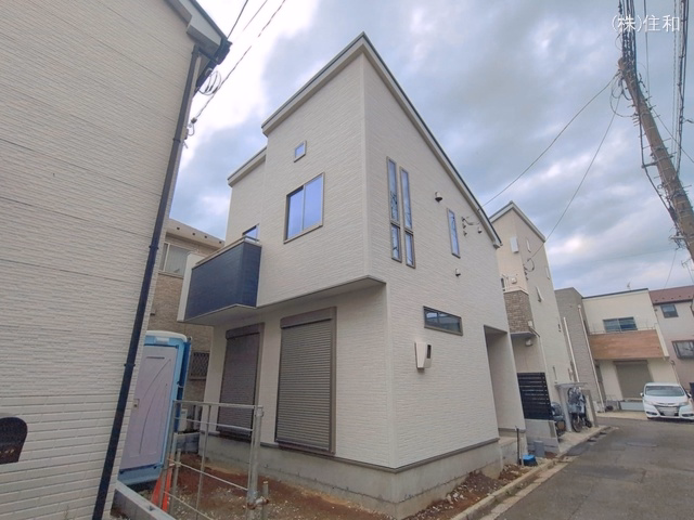 埼玉県ふじみ野市駒西1丁目の新築戸建て外構写真 2026年6月8日撮影