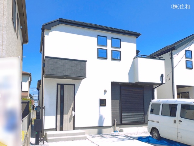 埼玉県富士見市上沢２丁目の新築戸建て外構写真 2026年4月2日撮影