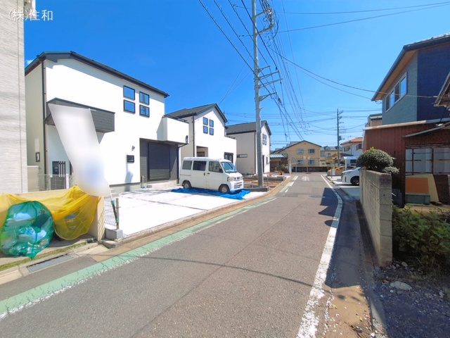 埼玉県富士見市上沢２丁目の新築戸建て外構写真 2026年4月2日撮影