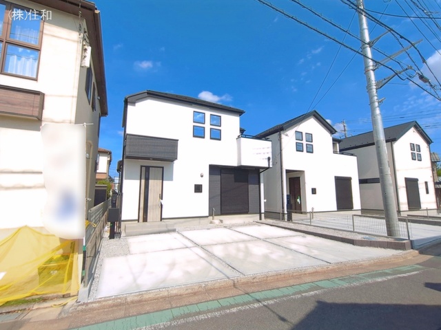 埼玉県富士見市上沢２丁目の新築戸建て外構写真 2026年4月19日撮影
