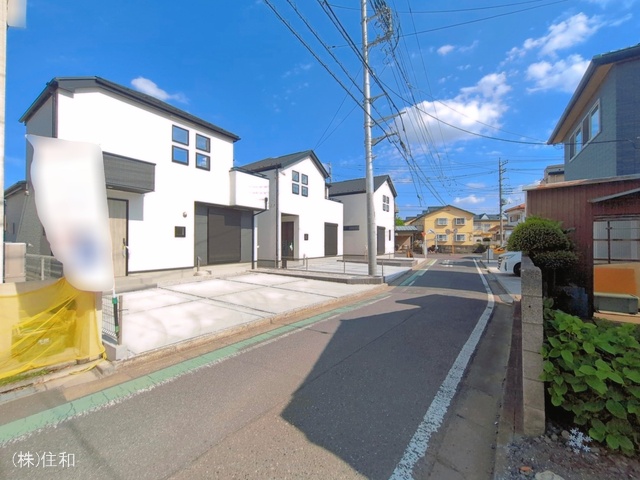 埼玉県富士見市上沢２丁目の新築戸建て外構写真 2026年4月19日撮影