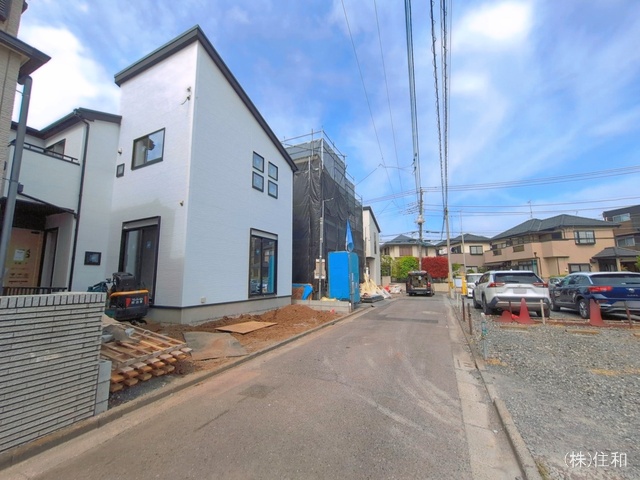 埼玉県ふじみ野市上福岡５丁目の新築戸建てシート写真 2026年4月19日撮影
