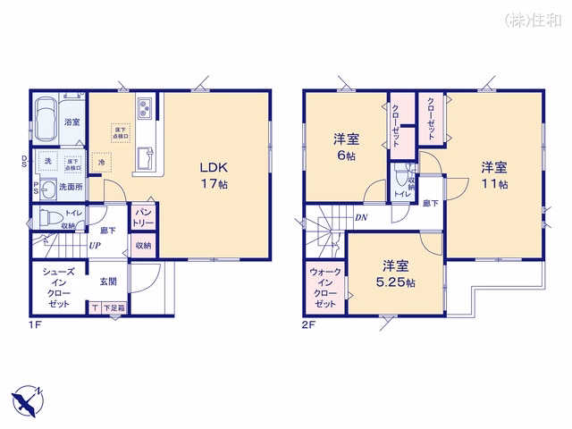 ふじみ野市上福岡5丁目(戸建)02 間取図
