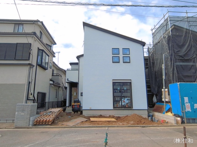 埼玉県ふじみ野市上福岡５丁目の新築戸建て外構写真 2026年4月19日撮影