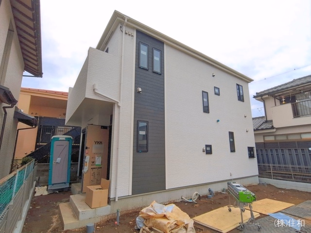 埼玉県志木市柏町１丁目の新築戸建て外構写真 2026年6月6日撮影