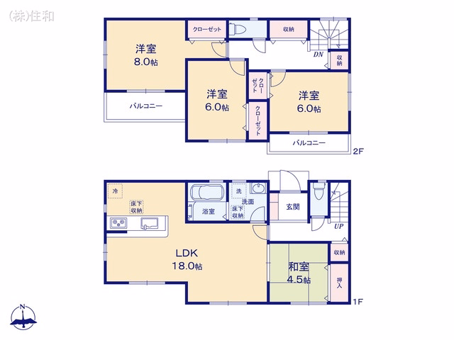 志木市上宗岡3丁目 間取図