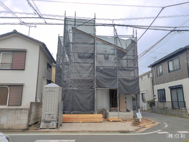 埼玉県ふじみ野市桜ケ丘３丁目の新築戸建てシート写真 2026年4月22日撮影