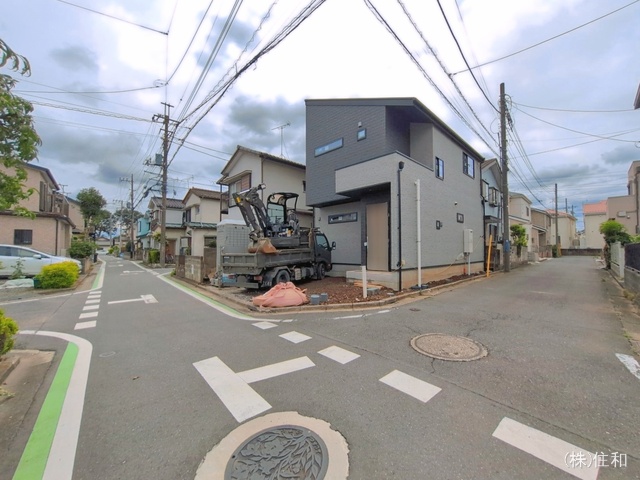 埼玉県ふじみ野市桜ケ丘3丁目の新築戸建て外構写真 2026年6月3日撮影