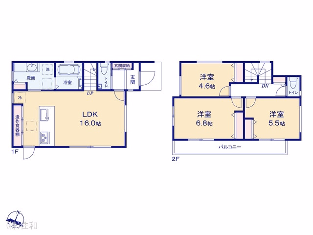 新築戸建て ふじみ野市桜ヶ丘第4期 間取図