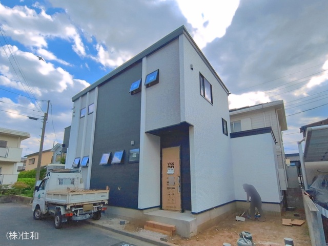 埼玉県ふじみ野市福岡中央２丁目の新築戸建て外構写真 2026年5月12日撮影