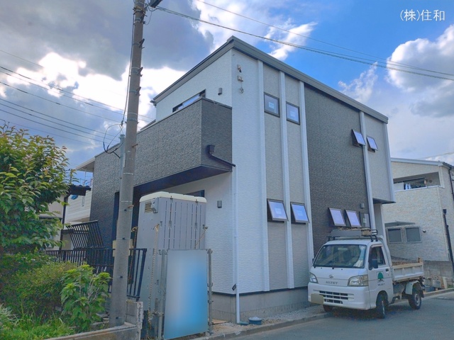 埼玉県ふじみ野市福岡中央２丁目の新築戸建て外構写真 2026年5月12日撮影