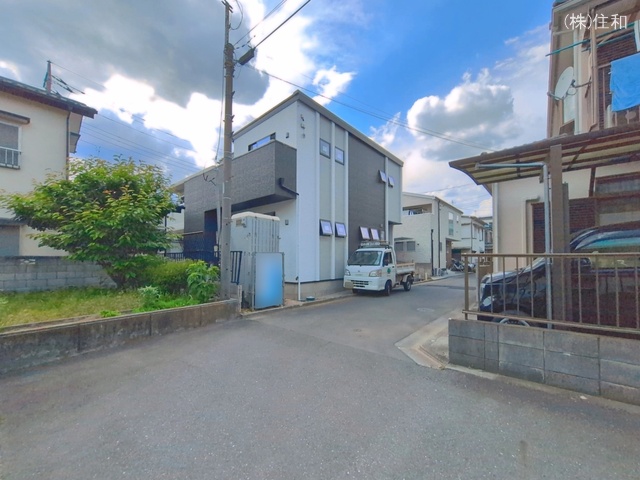 埼玉県ふじみ野市福岡中央２丁目の新築戸建て外構写真 2026年5月12日撮影