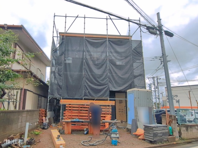 埼玉県ふじみ野市福岡中央2丁目の新築戸建てシート写真 2026年6月8日撮影
