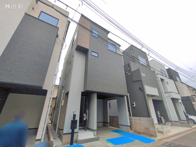 埼玉県入間郡三芳町大字藤久保の新築戸建て外構写真 2026年4月22日撮影