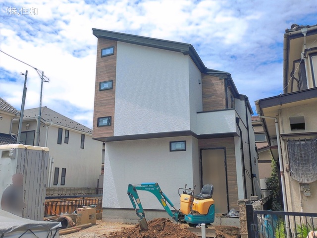 埼玉県入間郡三芳町大字藤久保の新築戸建て外構写真 2026年5月27日撮影