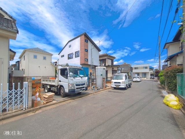 埼玉県入間郡三芳町大字藤久保の新築戸建て外構写真 2026年5月27日撮影
