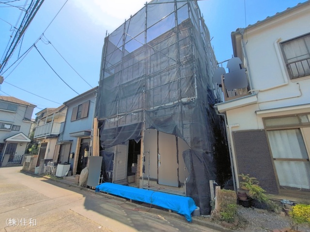 埼玉県朝霞市三原１丁目の新築戸建てシート写真 2026年5月17日撮影
