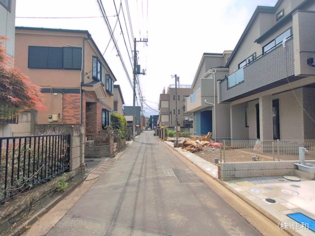 埼玉県朝霞市三原3丁目の新築戸建て外構写真 2026年4月23日撮影