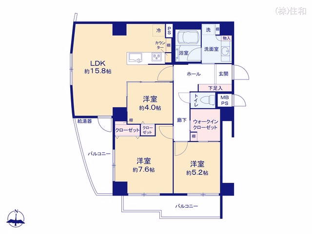 セント・ジョンズ・ハウス志木 間取図