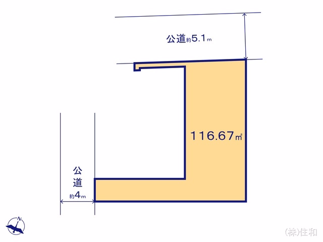 志木市本町4丁目(土地)02 区画図