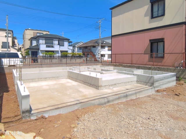 埼玉県富士見市鶴瀬西3丁目の新築戸建て基礎写真 2026年5月18日撮影