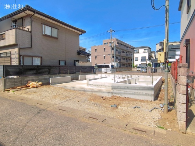 埼玉県富士見市鶴瀬西3丁目の新築戸建て基礎写真 2026年5月18日撮影