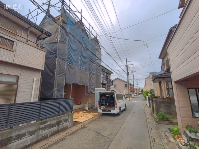 埼玉県富士見市鶴瀬西３丁目の新築戸建て上棟写真 2026年6月3日撮影