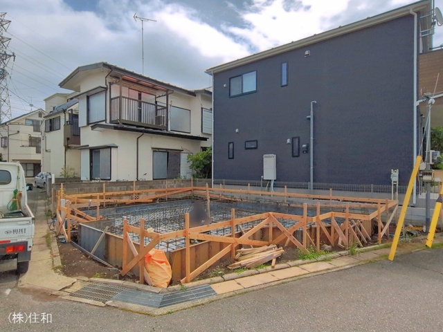 埼玉県志木市上宗岡１丁目の新築戸建て基礎写真 2026年6月3日撮影
