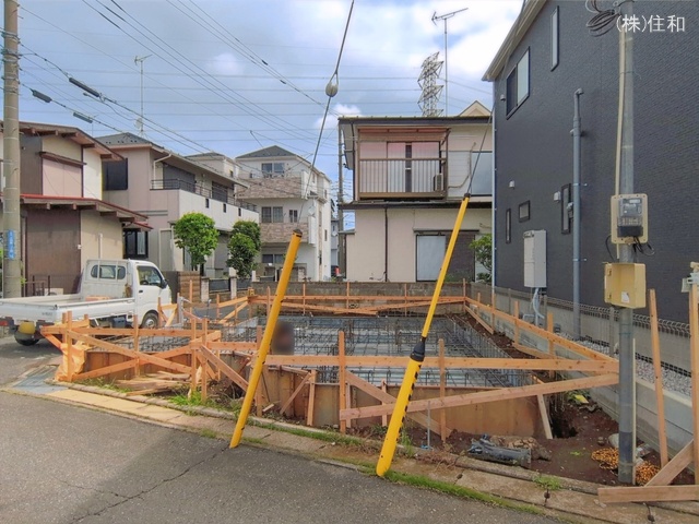 埼玉県志木市上宗岡１丁目の新築戸建て基礎写真 2026年6月3日撮影