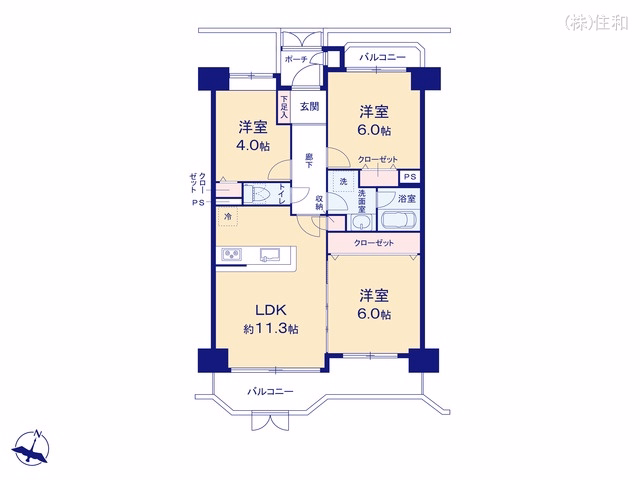 ザ・ステイツ志木アーバンヒルズ 間取図