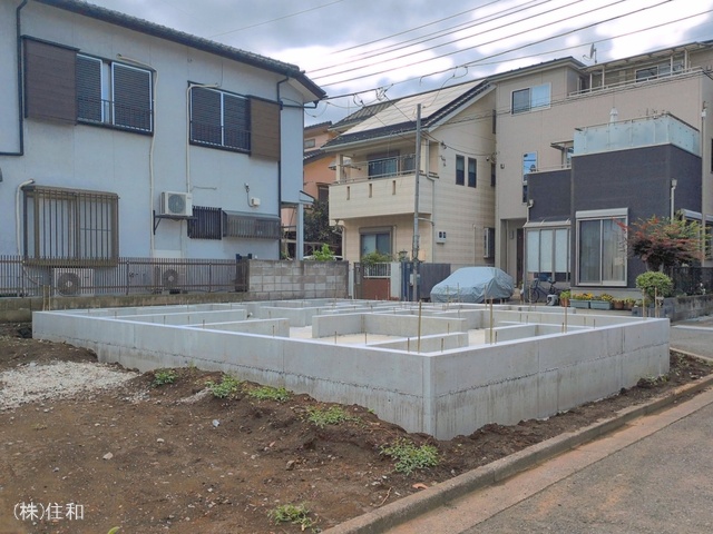 埼玉県入間郡三芳町大字藤久保の新築戸建て基礎写真 2026年6月9日撮影