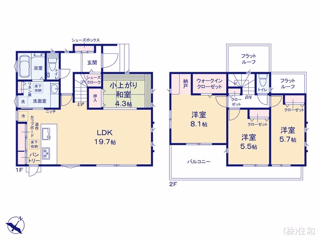 入間郡三芳町大字藤久保(戸建) 間取図