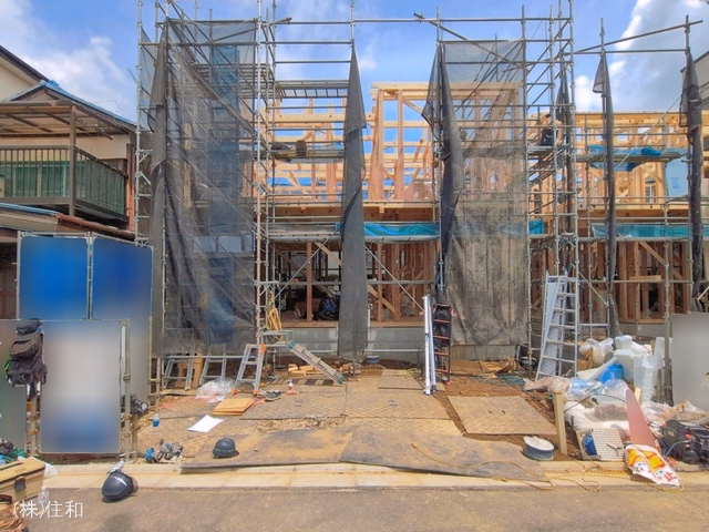埼玉県志木市中宗岡１丁目の新築戸建て上棟写真 2026年7月7日撮影
