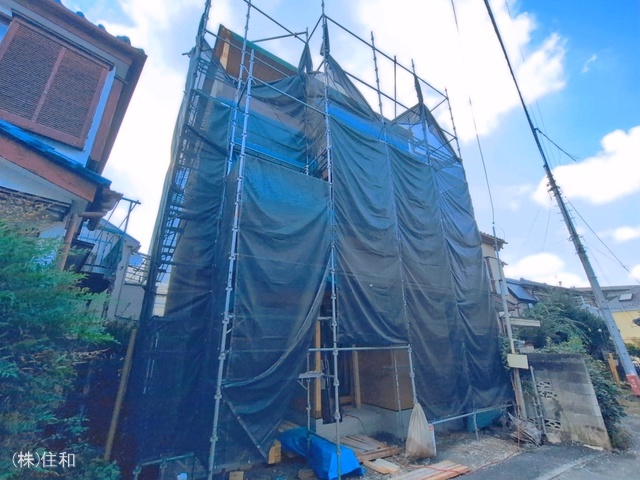 新築戸建て 富士見市鶴瀬東第8期 上棟