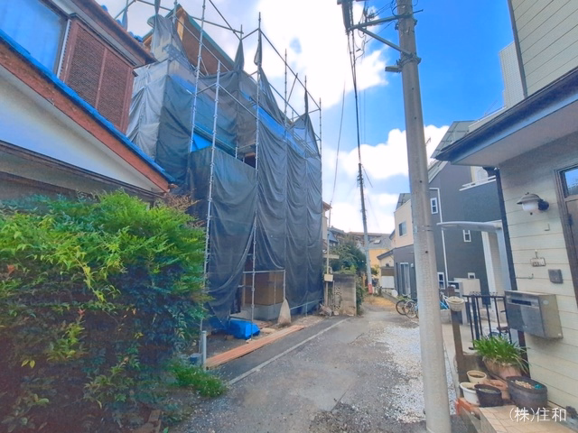 新築戸建て 富士見市鶴瀬東第8期 上棟