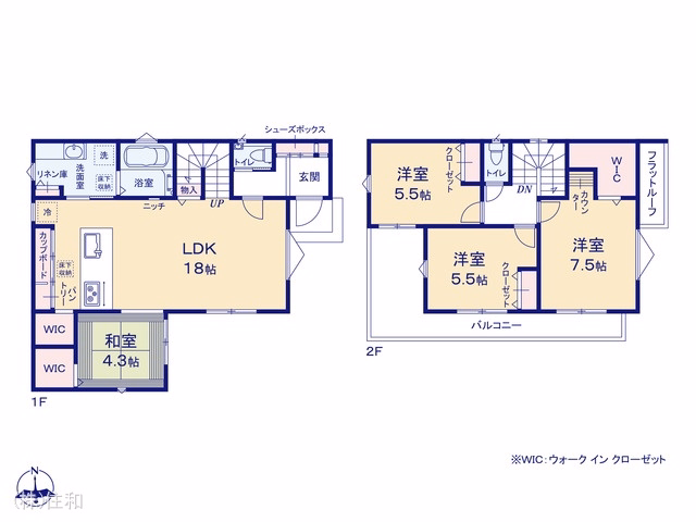 新築戸建て 志木市下宗岡第2期 間取図