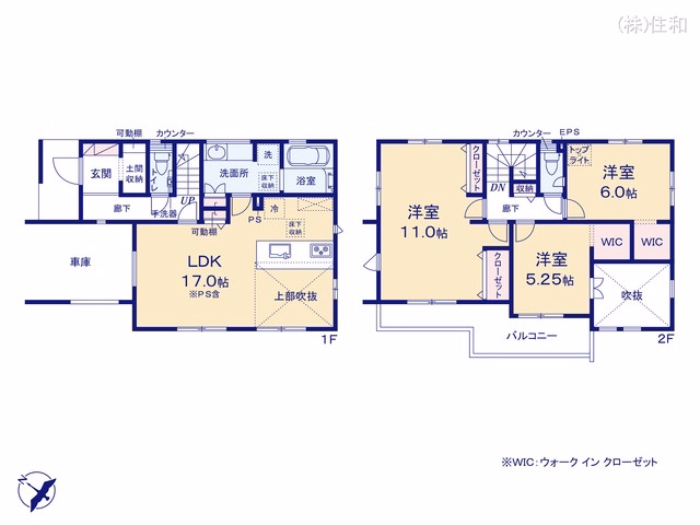 ふじみ野市大井2丁目（戸建）02 間取図