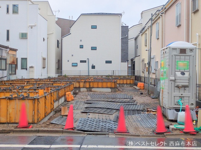 東京都大田区西六郷2丁目の新築戸建て基礎写真 2025年5月29日撮影