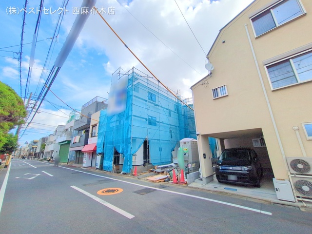 東京都大田区西六郷2丁目の新築戸建てシート写真 2025年7月17日撮影