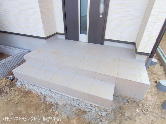 東京都大田区西六郷2丁目の新築戸建て外構写真 2025年8月18日撮影