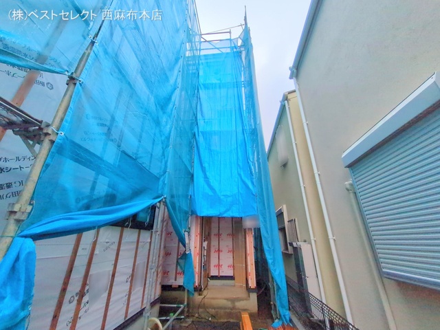 東京都大田区西六郷2丁目の新築戸建てシート写真 2025年6月25日撮影