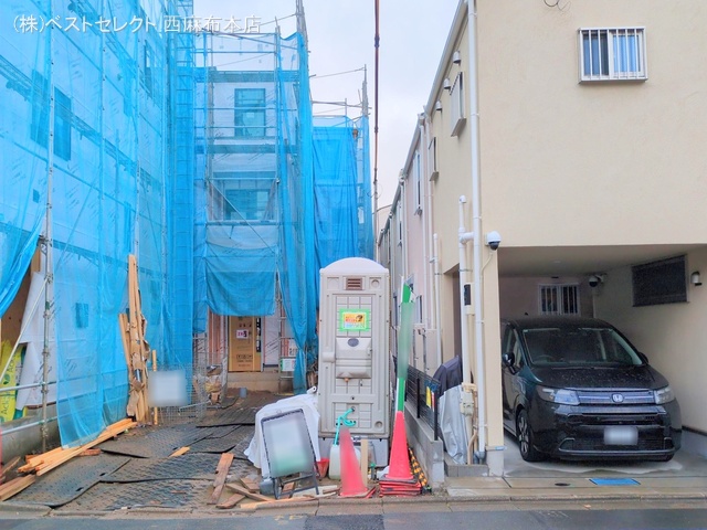 東京都大田区西六郷2丁目の新築戸建てシート写真 2025年6月25日撮影