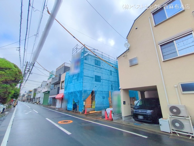 東京都大田区西六郷2丁目の新築戸建てシート写真 2025年6月25日撮影